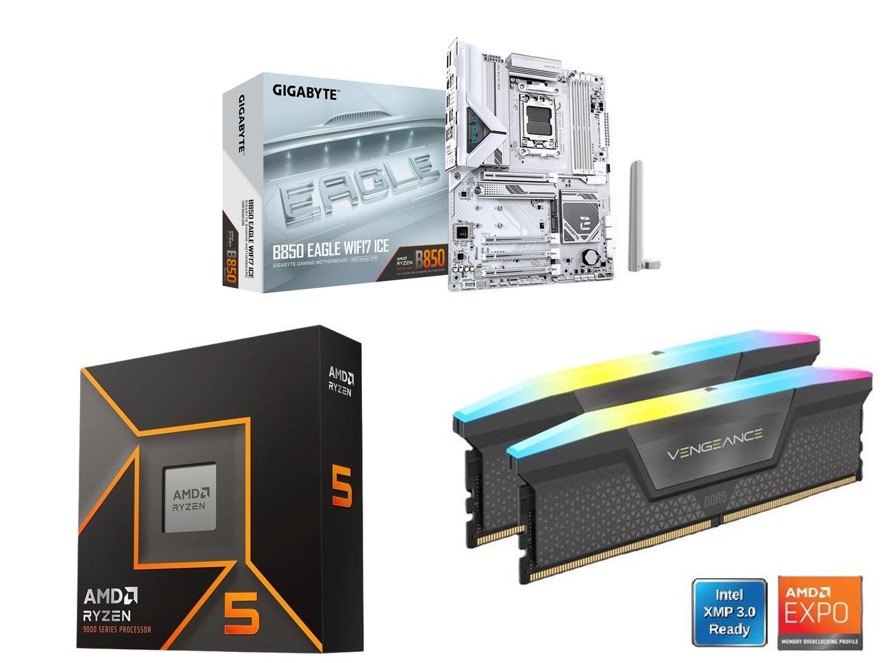 Corsair Ram Vengeance 16Gb - Płyta główna GIGABYTE B850 EAGLE WIFI7