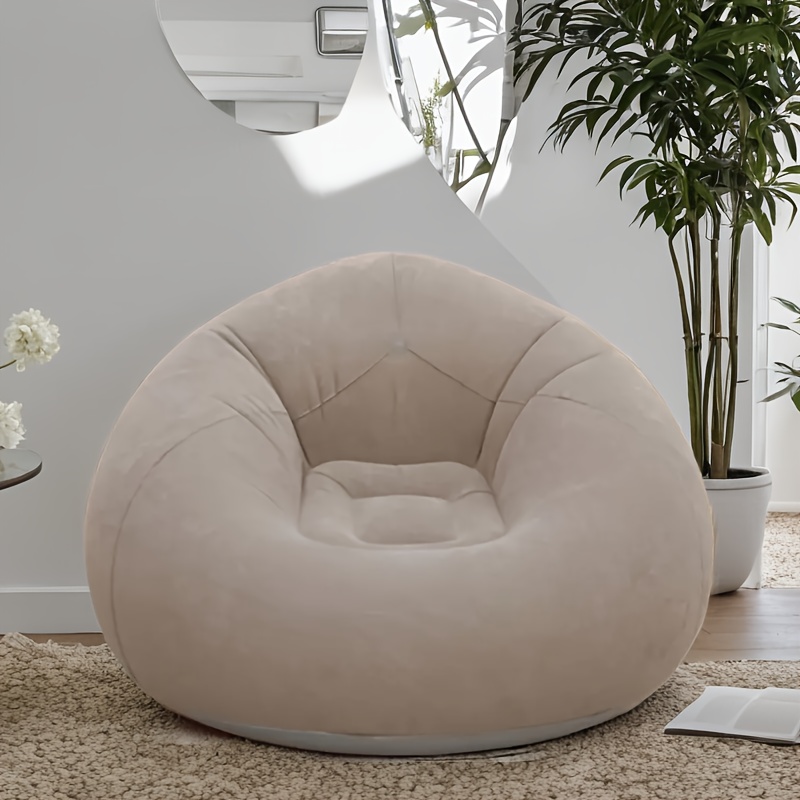 Office Technology - Flocked PVC Nadmuchiwany Sofa Krzesło -