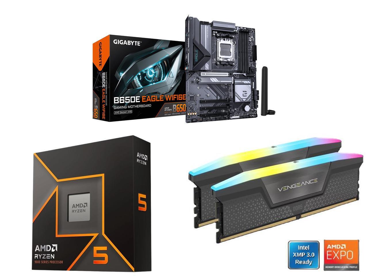 Płyta główna GIGABYTE B650E EA – Corsair Ram Vengeance 16Gb recenzja i cena